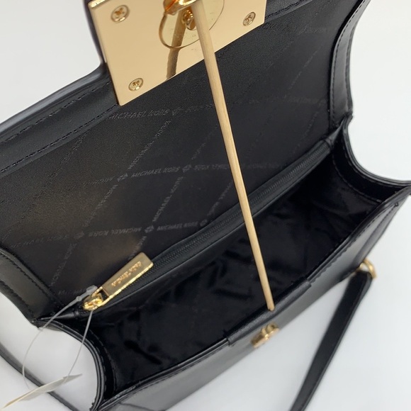 MICHAEL KORS SONIA SMALL SHOULDER XBODY BLACK COLOR - Picture 13 of 16